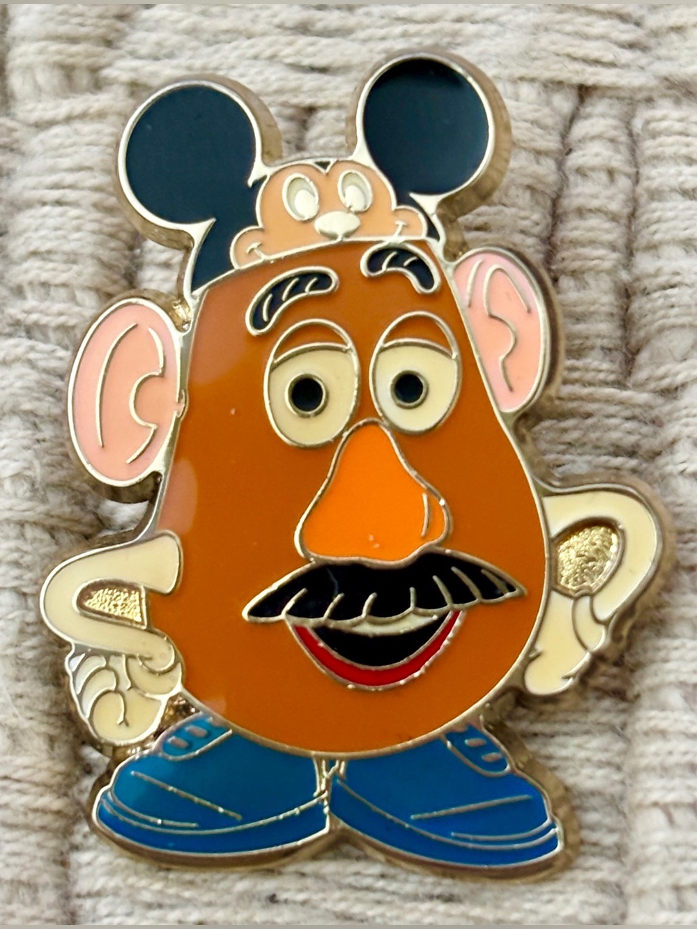 DISNEY 2014 Tokyo Disney Resort Toy Story Mr. Potato Head in Mickey Ears Hat Pin
